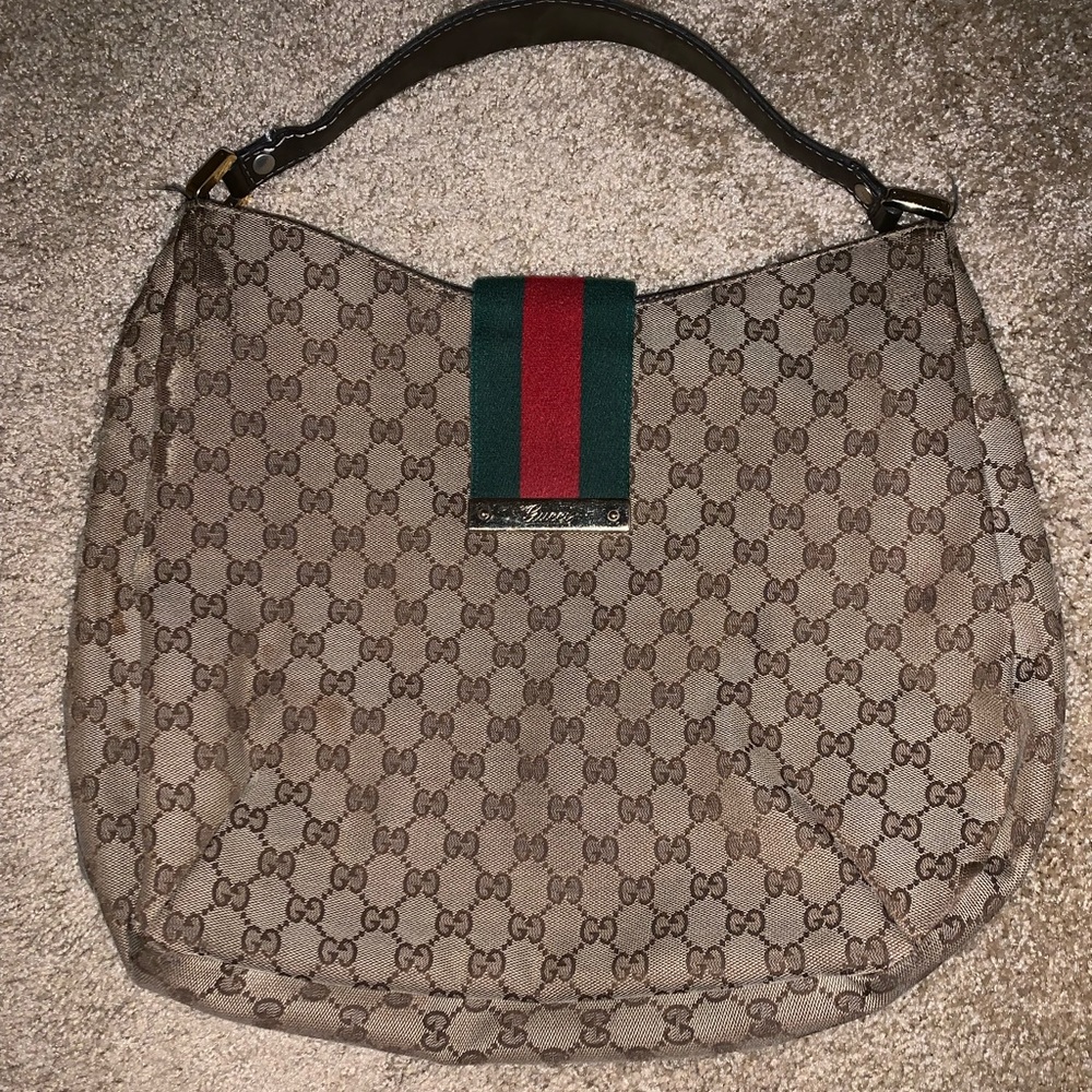 Gucci Canvas Hobo